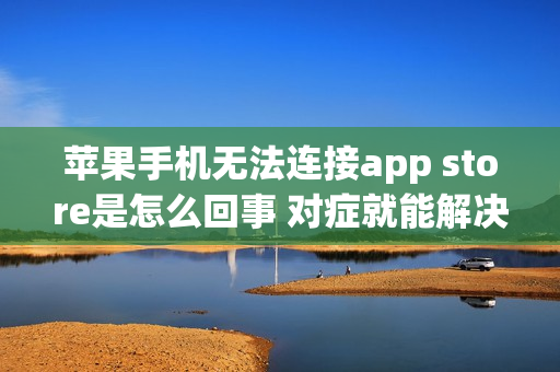 苹果手机无法连接app store是怎么回事 对症就能解决
