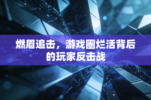 燃眉追击，游戏圈烂活背后的玩家反击战