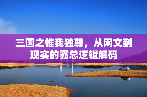 三国之惟我独尊，从网文到现实的霸总逻辑解码