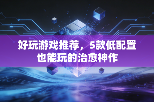 好玩游戏推荐，5款低配置也能玩的治愈神作