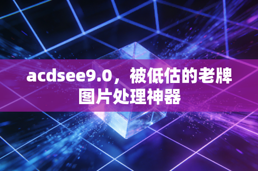 acdsee9.0,被低估的老牌图片处理神器