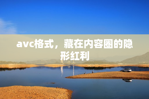 avc格式，藏在内容圈的隐形红利
