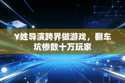 Y姓导演跨界做游戏,翻车坑惨数十万玩家