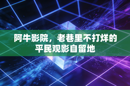 阿牛影院，老巷里不打烊的平民观影自留地