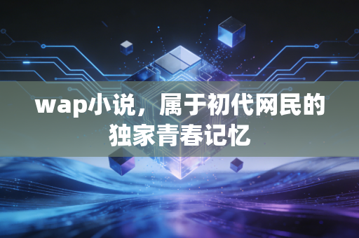 wap小说,属于初代网民的独家青春记忆