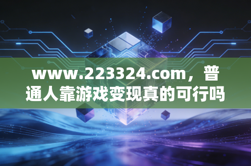 www.223324.com，普通人靠游戏变现真的可行吗