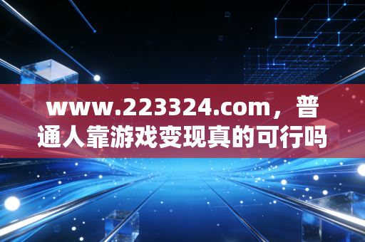www.223324.com,普通人靠游戏变现真的可行吗