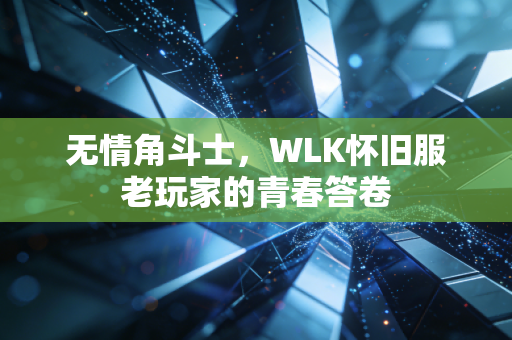 无情角斗士，WLK怀旧服老玩家的青春答卷
