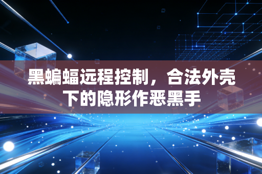 黑蝙蝠远程控制，合法外壳下的隐形作恶黑手
