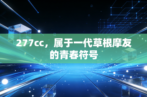 277cc,属于一代草根摩友的青春符号