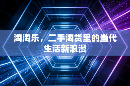 淘淘乐，二手淘货里的当代生活新浪漫