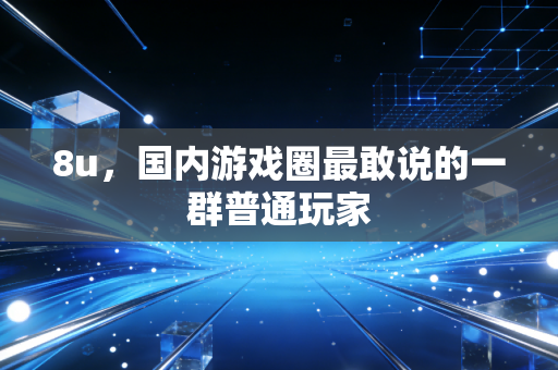 8u，国内游戏圈最敢说的一群普通玩家
