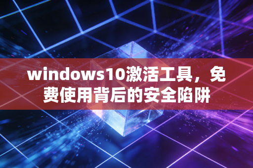 windows10激活工具，免费使用背后的安全陷阱
