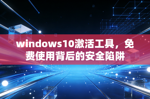 windows10激活工具，免费使用背后的安全陷阱