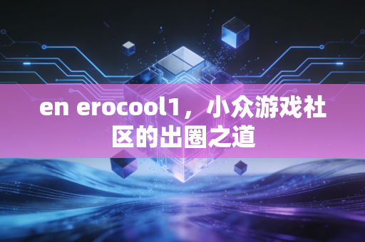 en erocool1，小众游戏社区的出圈之道