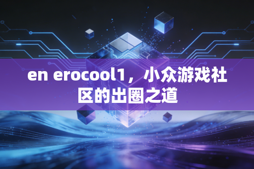 en erocool1，小众游戏社区的出圈之道