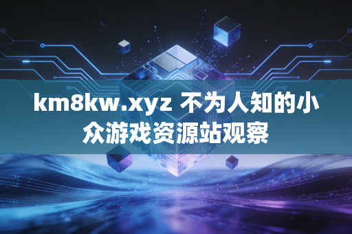 km8kw.xyz 不为人知的小众游戏资源站观察