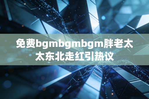 免费bgmbgmbgm胖老太太东北走红引热议