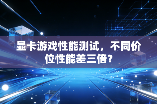 显卡游戏性能测试，不同价位性能差三倍？