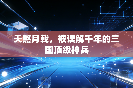 天煞月戟，被误解千年的三国顶级神兵