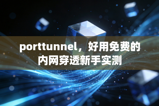 porttunnel，好用免费的内网穿透新手实测