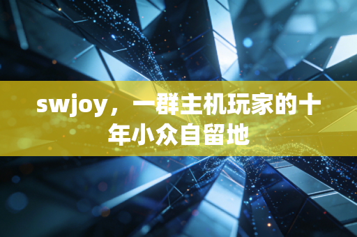 swjoy，一群主机玩家的十年小众自留地