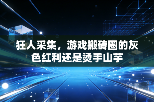 狂人采集，游戏搬砖圈的灰色红利还是烫手山芋