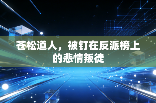苍松道人，被钉在反派榜上的悲情叛徒