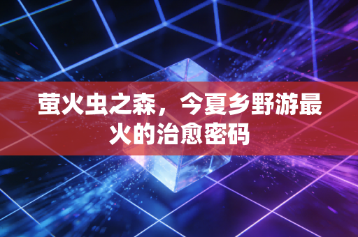 萤火虫之森，今夏乡野游最火的治愈密码