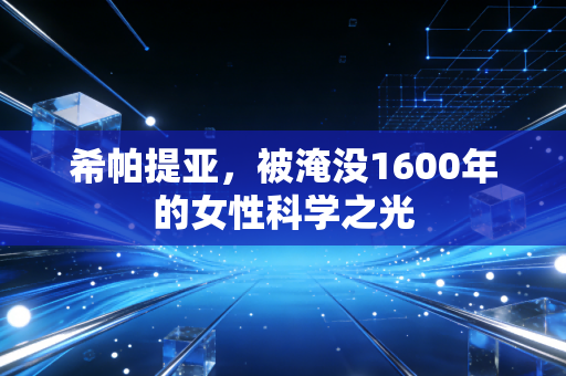 希帕提亚,被淹没1600年的女性科学之光