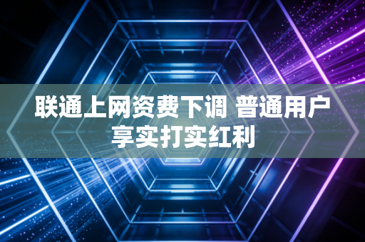 联通上网资费下调 普通用户享实打实红利