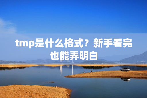 tmp是什么格式？新手看完也能弄明白
