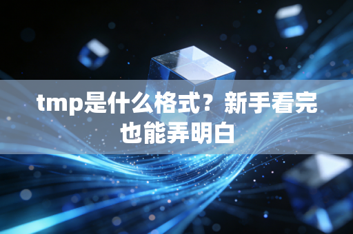 tmp是什么格式？新手看完也能弄明白
