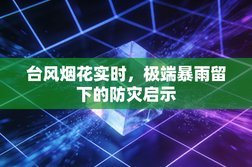 台风烟花实时,极端暴雨留下的防灾启示