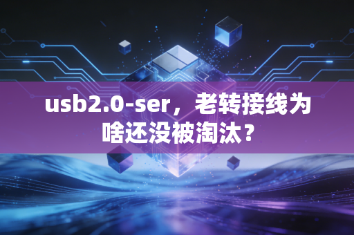 usb2.0-ser,老转接线为啥还没被淘汰?