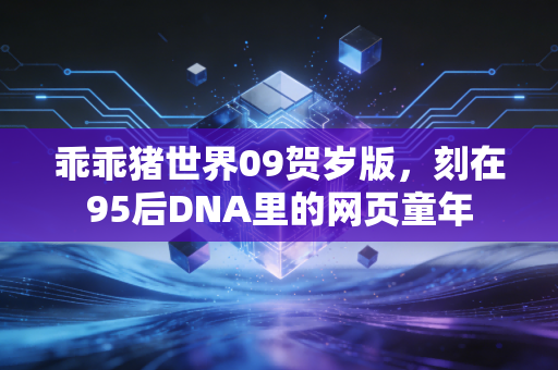 乖乖猪世界09贺岁版，刻在95后DNA里的网页童年