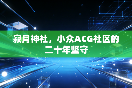 寂月神社，小众ACG社区的二十年坚守