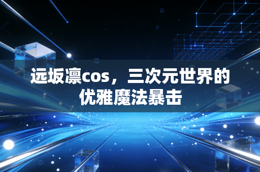 远坂凛cos,三次元世界的优雅魔法暴击