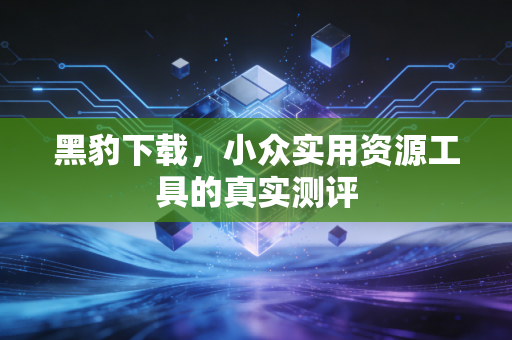 黑豹下载，小众实用资源工具的真实测评