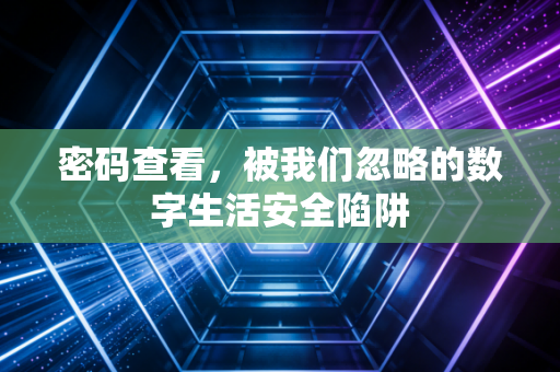 密码查看，被我们忽略的数字生活安全陷阱