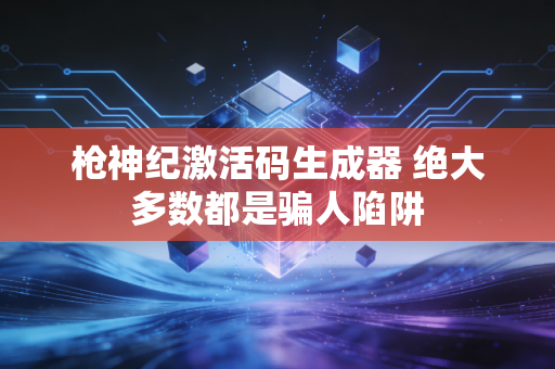 枪神纪激活码生成器 绝大多数都是骗人陷阱