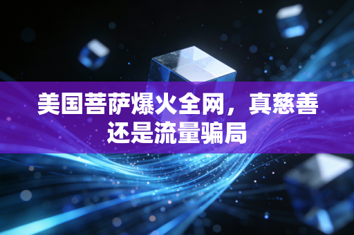 美国菩萨爆火全网，真慈善还是流量骗局