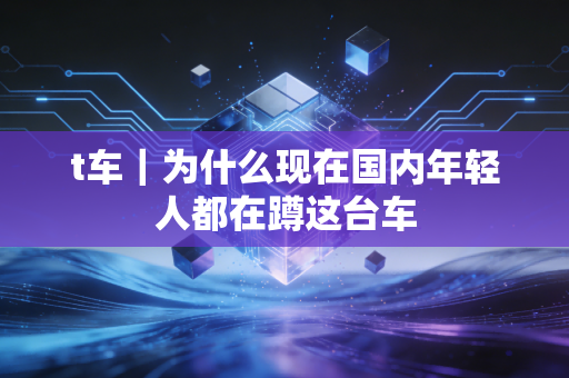 t车｜为什么现在国内年轻人都在蹲这台车
