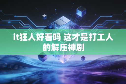 it狂人好看吗 这才是打工人的解压神剧