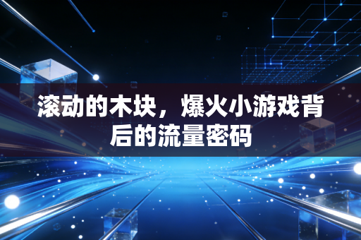 滚动的木块，爆火小游戏背后的流量密码