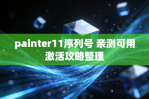 painter11序列号 亲测可用激活攻略整理