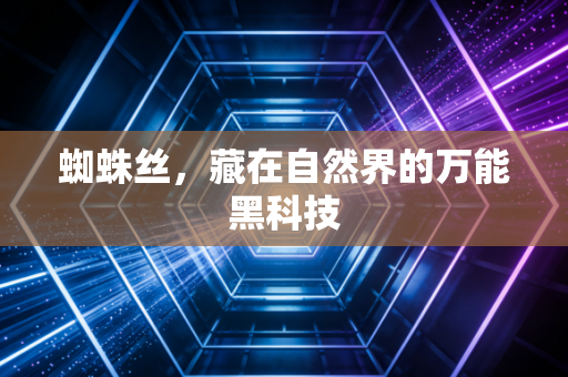 蜘蛛丝，藏在自然界的万能黑科技