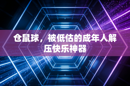 仓鼠球，被低估的成年人解压快乐神器