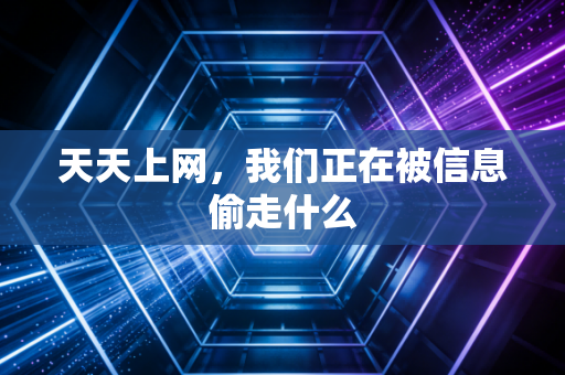 天天上网，我们正在被信息偷走什么