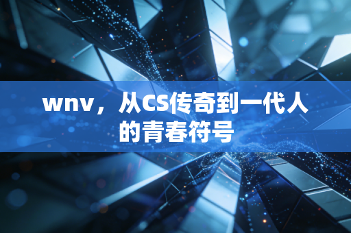 wnv，从CS传奇到一代人的青春符号